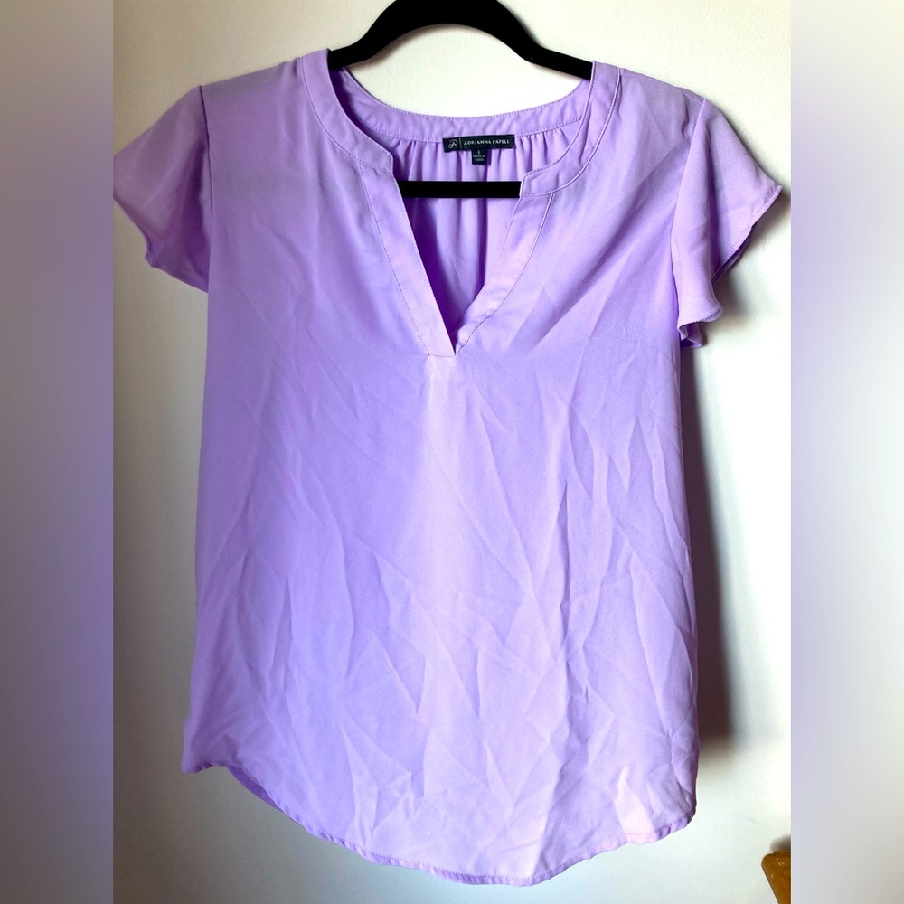 Women’s Gabby Fit Blouse Lavender Size small